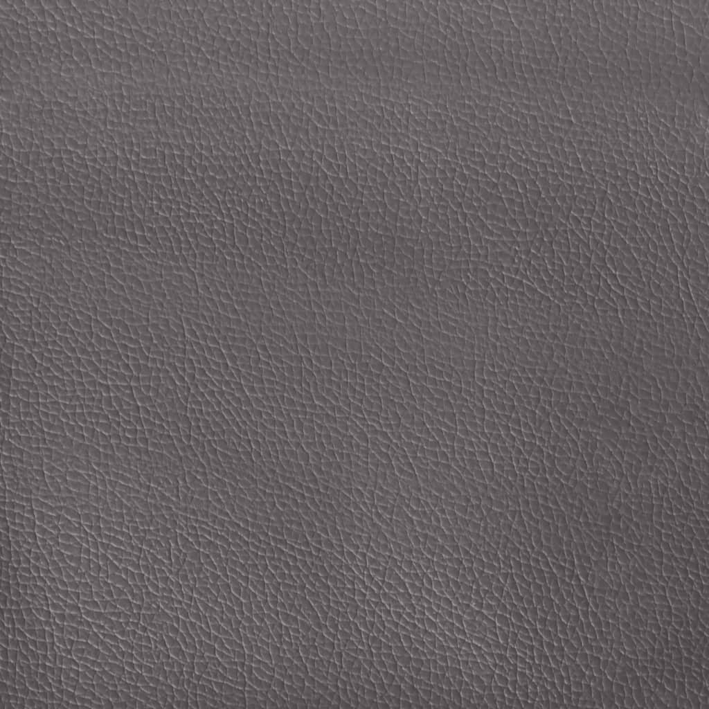 vidaXL Taburet, gri, 70x55x41 cm, piele ecologică vidaXL Taburet, gri, 70x55x41 cm, piele ecologică