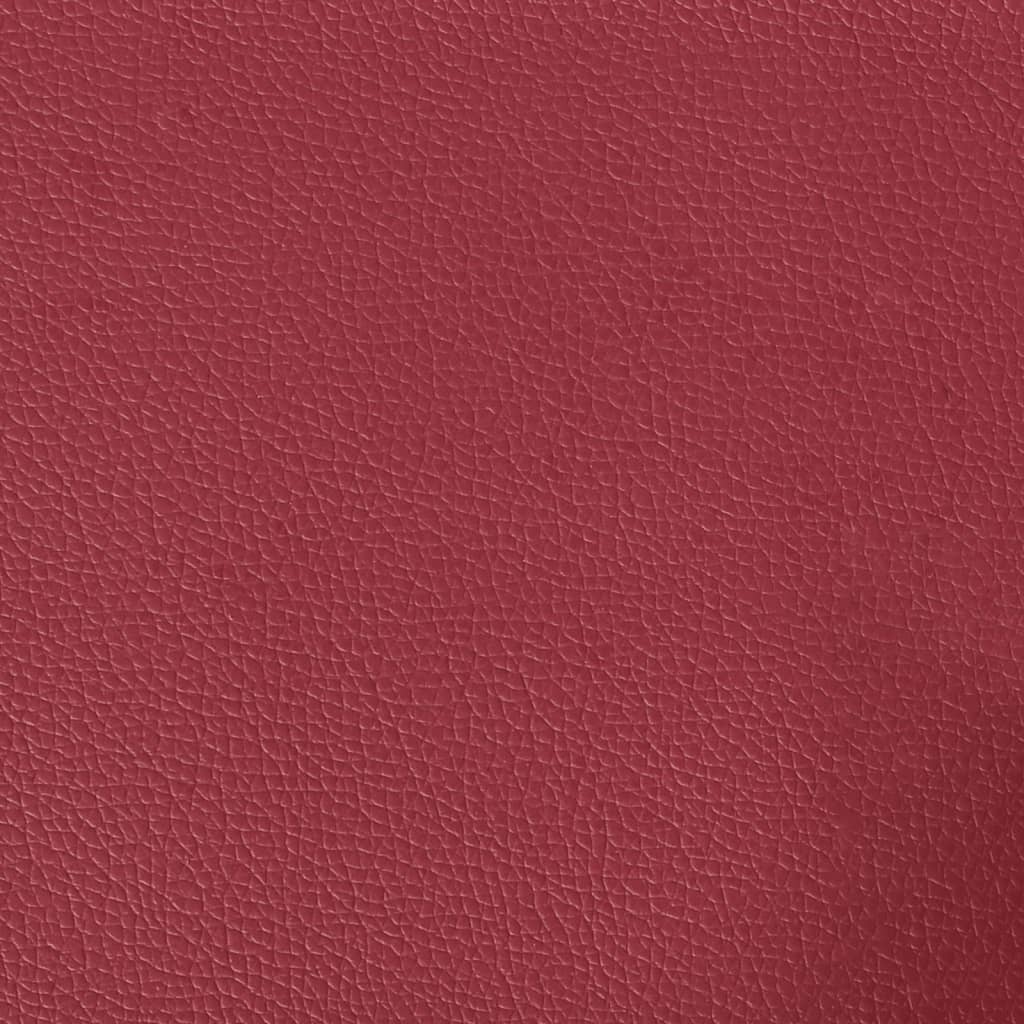 vidaXL Taburet, roșu vin, 70x55x41 cm, piele ecologică vidaXL Taburet, roșu vin, 70x55x41 cm, piele ecologică