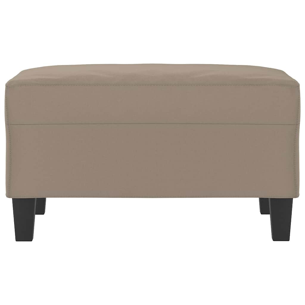 vidaXL Taburet, gri taupe, 70x55x41 cm, microfibră vidaXL Taburet, gri taupe, 70x55x41 cm, microfibră
