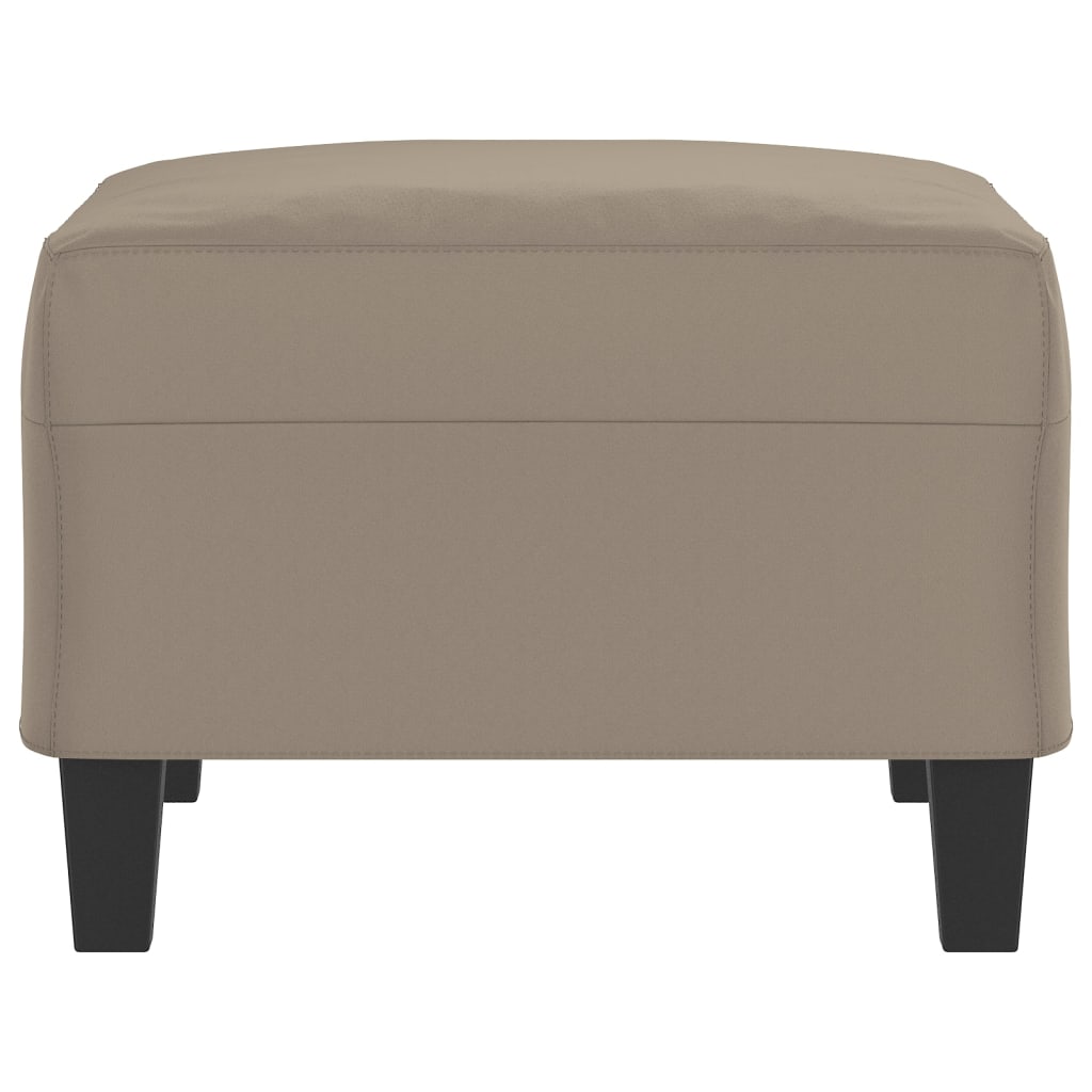 vidaXL Taburet, gri taupe, 70x55x41 cm, microfibră vidaXL Taburet, gri taupe, 70x55x41 cm, microfibră