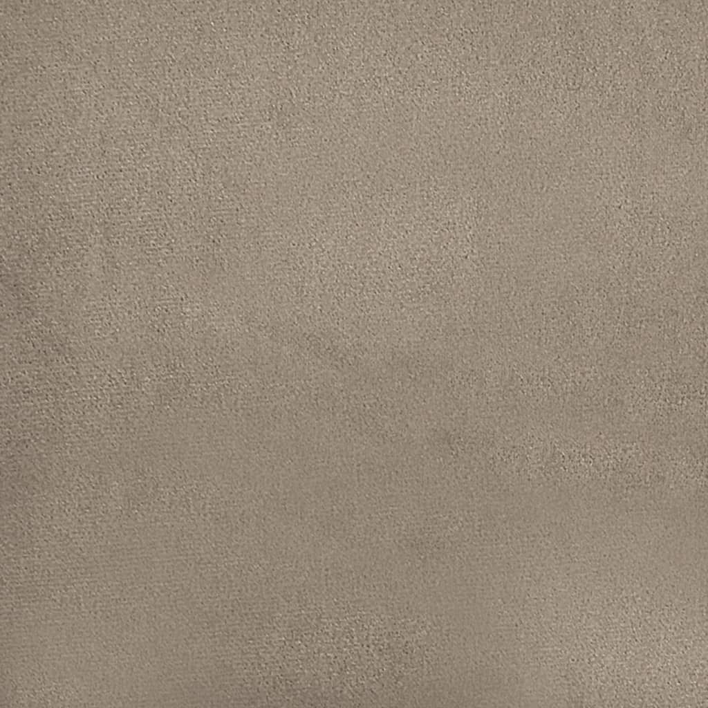 vidaXL Taburet, gri taupe, 70x55x41 cm, microfibră vidaXL Taburet, gri taupe, 70x55x41 cm, microfibră