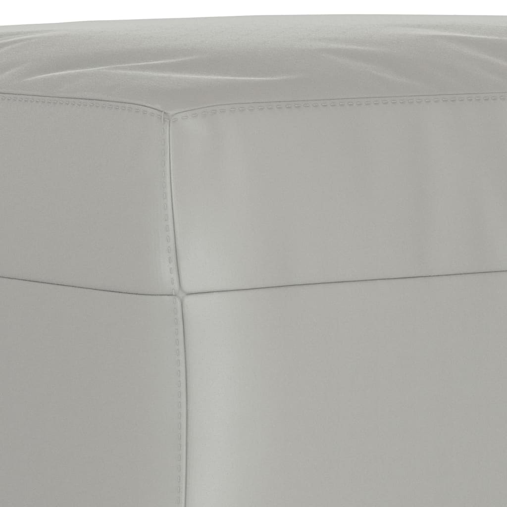vidaXL Taburet, gri deschis, 70x55x41 cm, microfibră vidaXL Taburet, gri deschis, 70x55x41 cm, microfibră