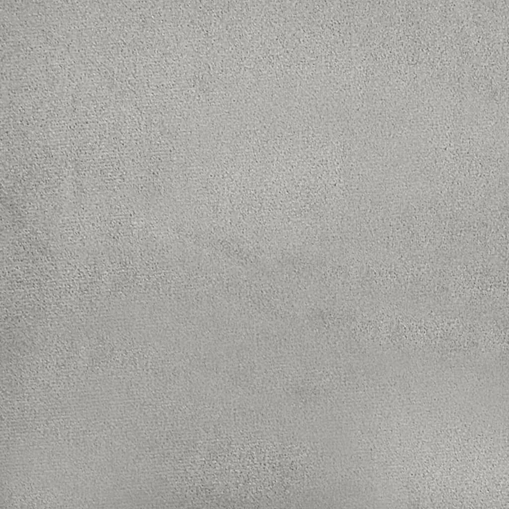 vidaXL Taburet, gri deschis, 70x55x41 cm, microfibră vidaXL Taburet, gri deschis, 70x55x41 cm, microfibră