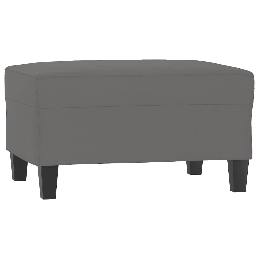vidaXL Taburet, gri închis, 70x55x41 cm, microfibră vidaXL Taburet, gri închis, 70x55x41 cm, microfibră