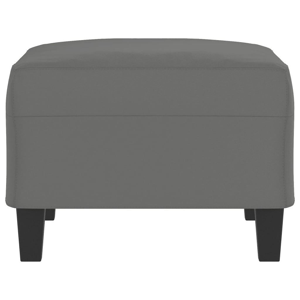 vidaXL Taburet, gri închis, 70x55x41 cm, microfibră vidaXL Taburet, gri închis, 70x55x41 cm, microfibră