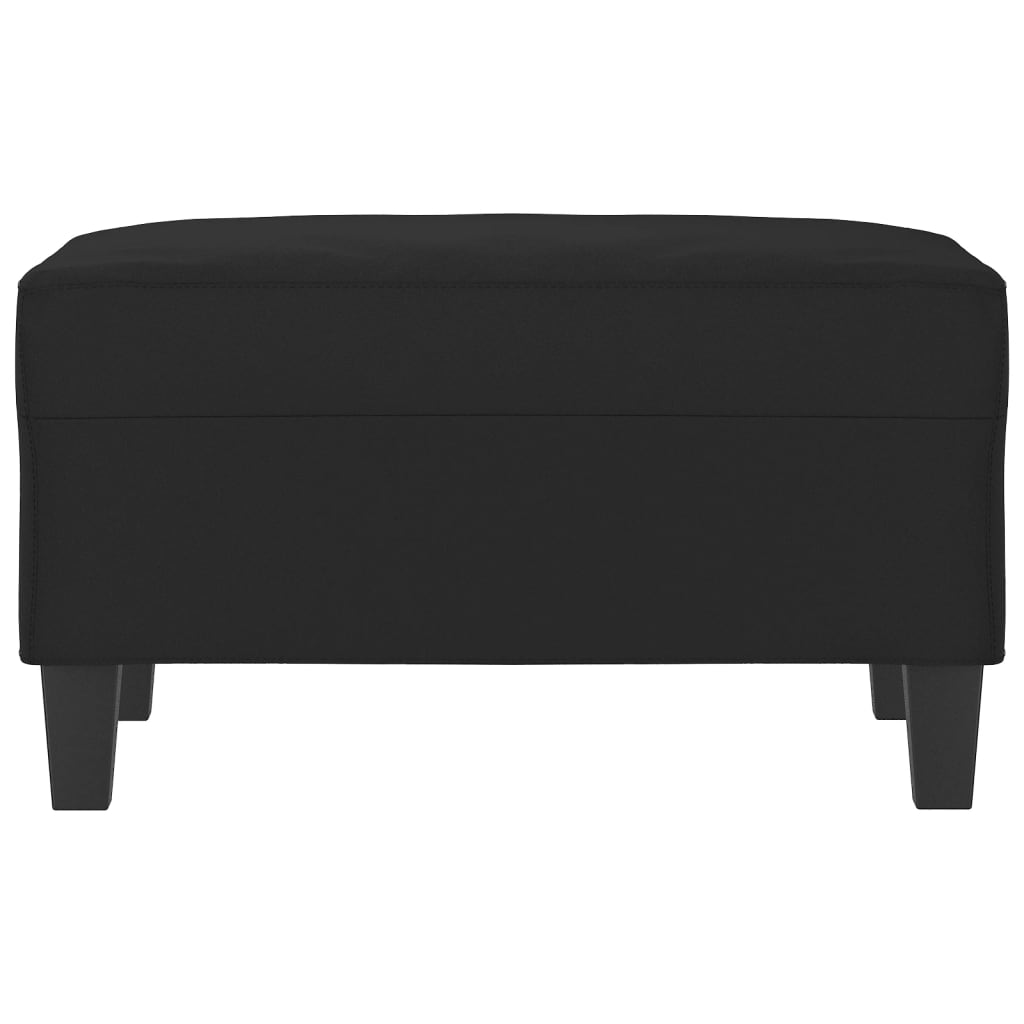vidaXL Taburet, negru, 70x55x41 cm, microfibră vidaXL Taburet, negru, 70x55x41 cm, microfibră