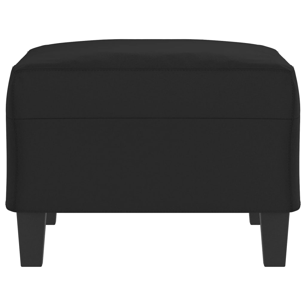 vidaXL Taburet, negru, 70x55x41 cm, microfibră vidaXL Taburet, negru, 70x55x41 cm, microfibră