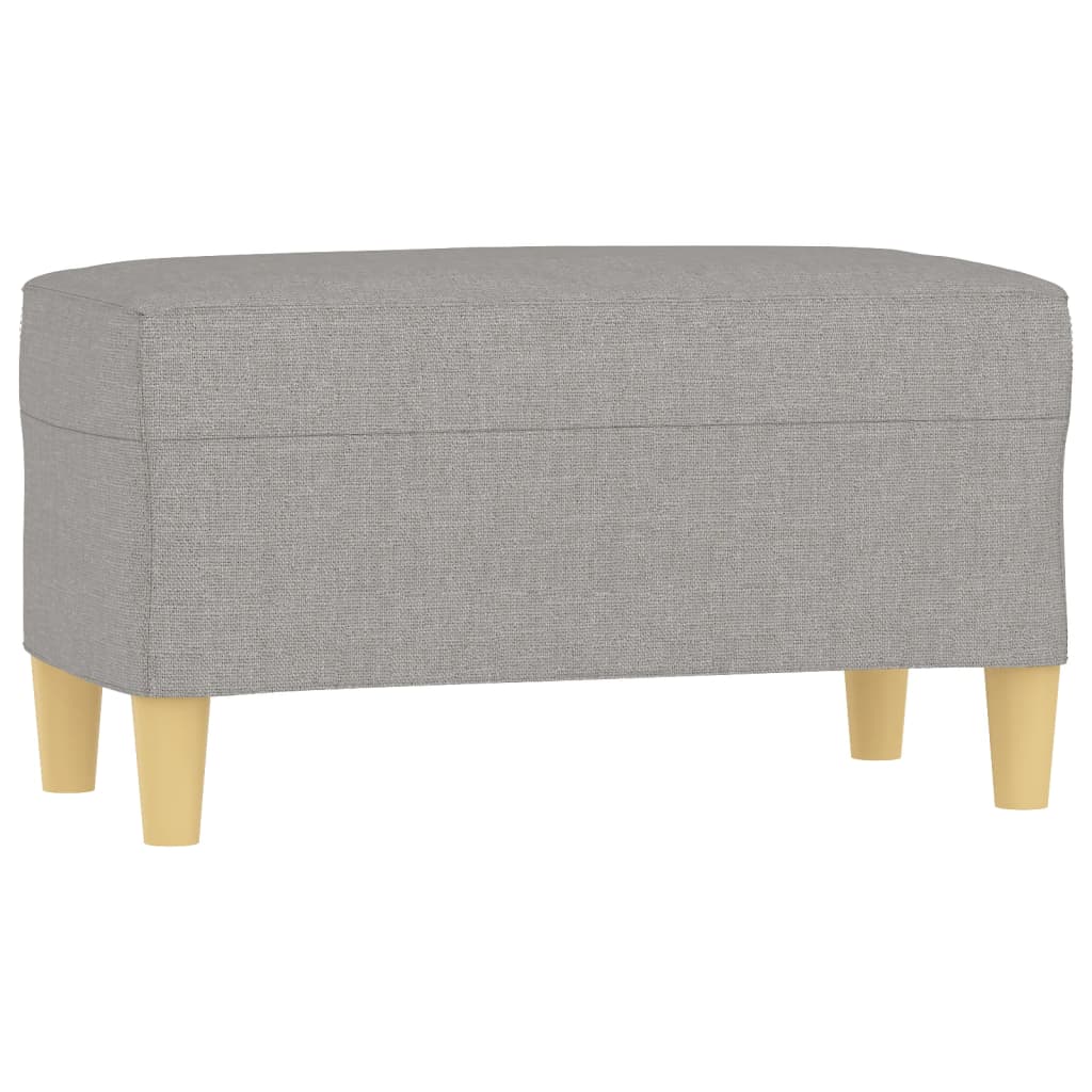 vidaXL Bancă, gri deschis, 70x35x41 cm, textil vidaXL Bancă, gri deschis, 70x35x41 cm, textil