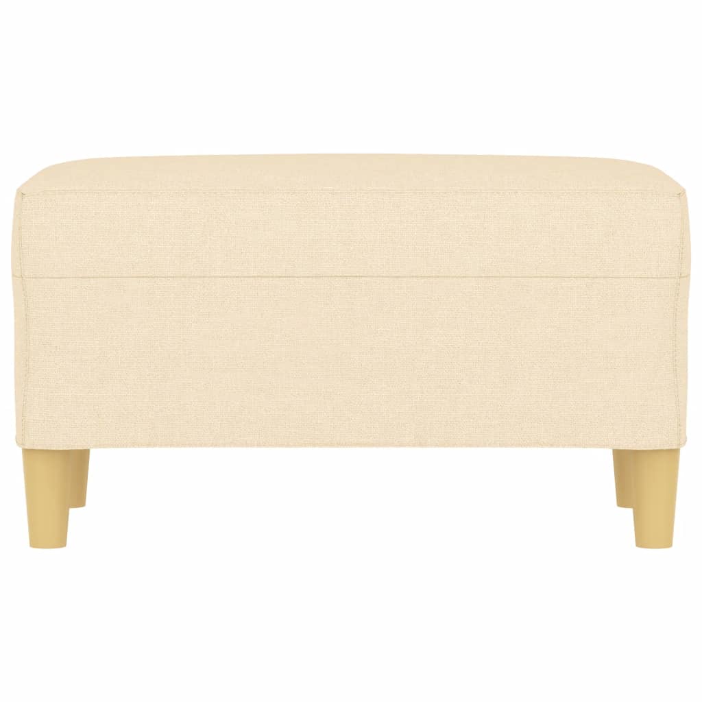 vidaXL Bancă, crem, 70x35x41 cm, textil vidaXL Bancă, crem, 70x35x41 cm, textil