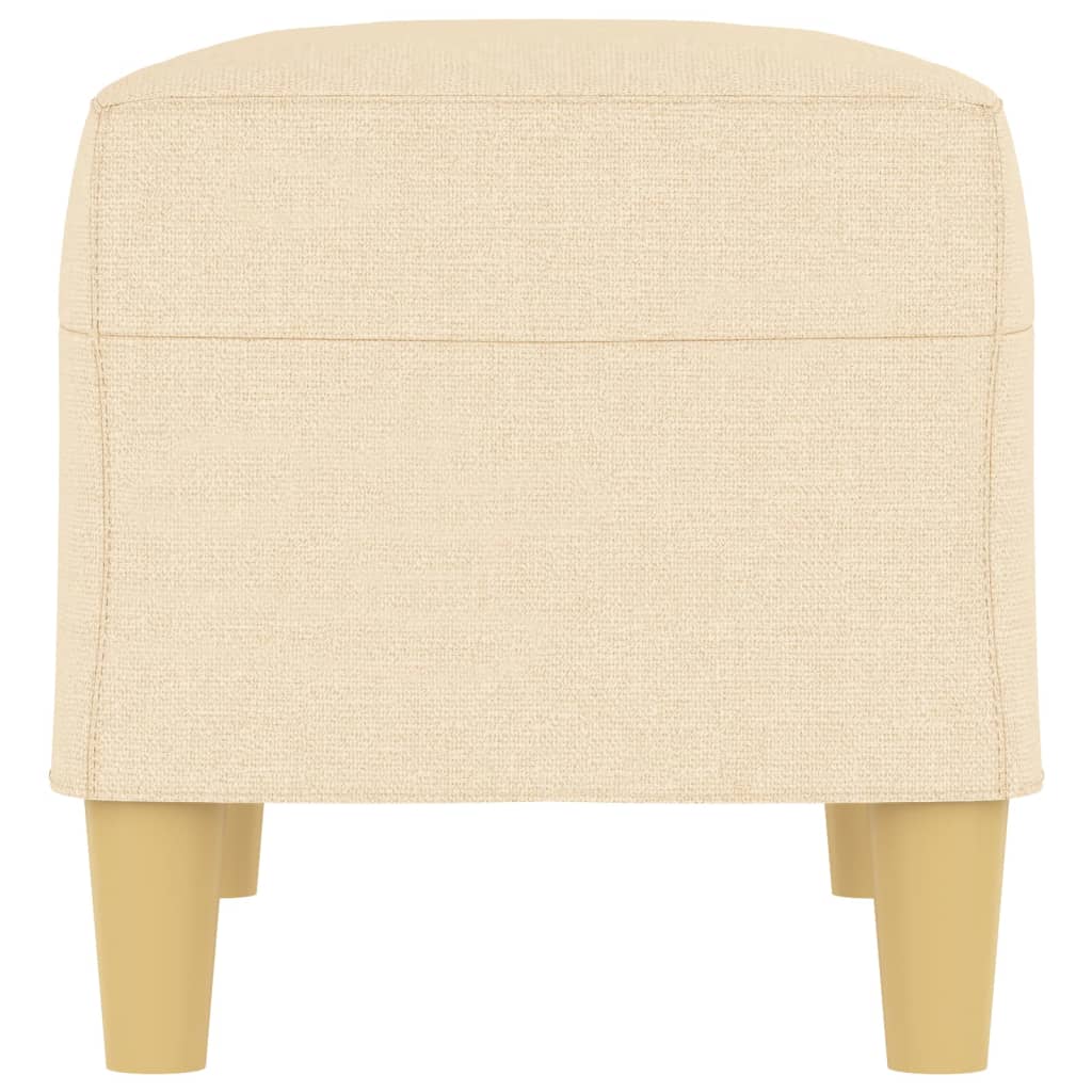 vidaXL Bancă, crem, 70x35x41 cm, textil vidaXL Bancă, crem, 70x35x41 cm, textil
