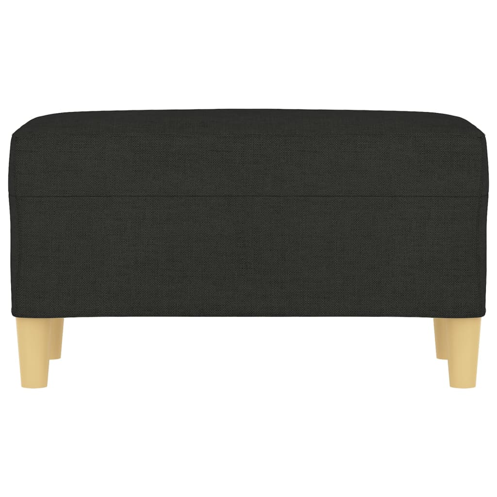 vidaXL Bancă, negru, 70x35x41 cm, textil vidaXL Bancă, negru, 70x35x41 cm, textil