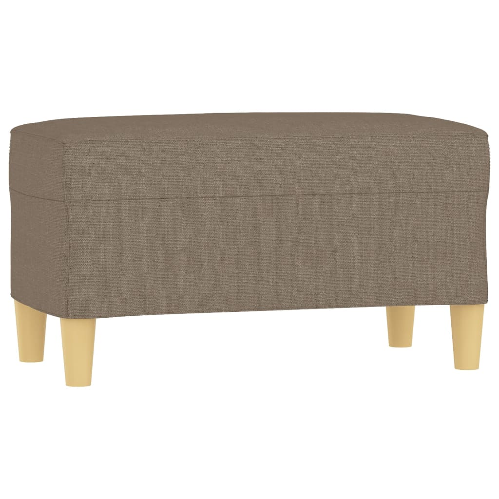 vidaXL Bancă, gri taupe, 70x35x41 cm, textil vidaXL Bancă, gri taupe, 70x35x41 cm, textil