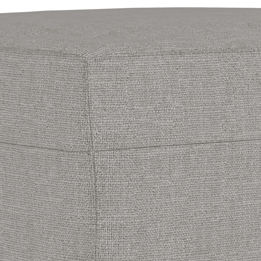 vidaXL Bancă, gri deschis, 100x35x41 cm, textil vidaXL Bancă, gri deschis, 100x35x41 cm, textil