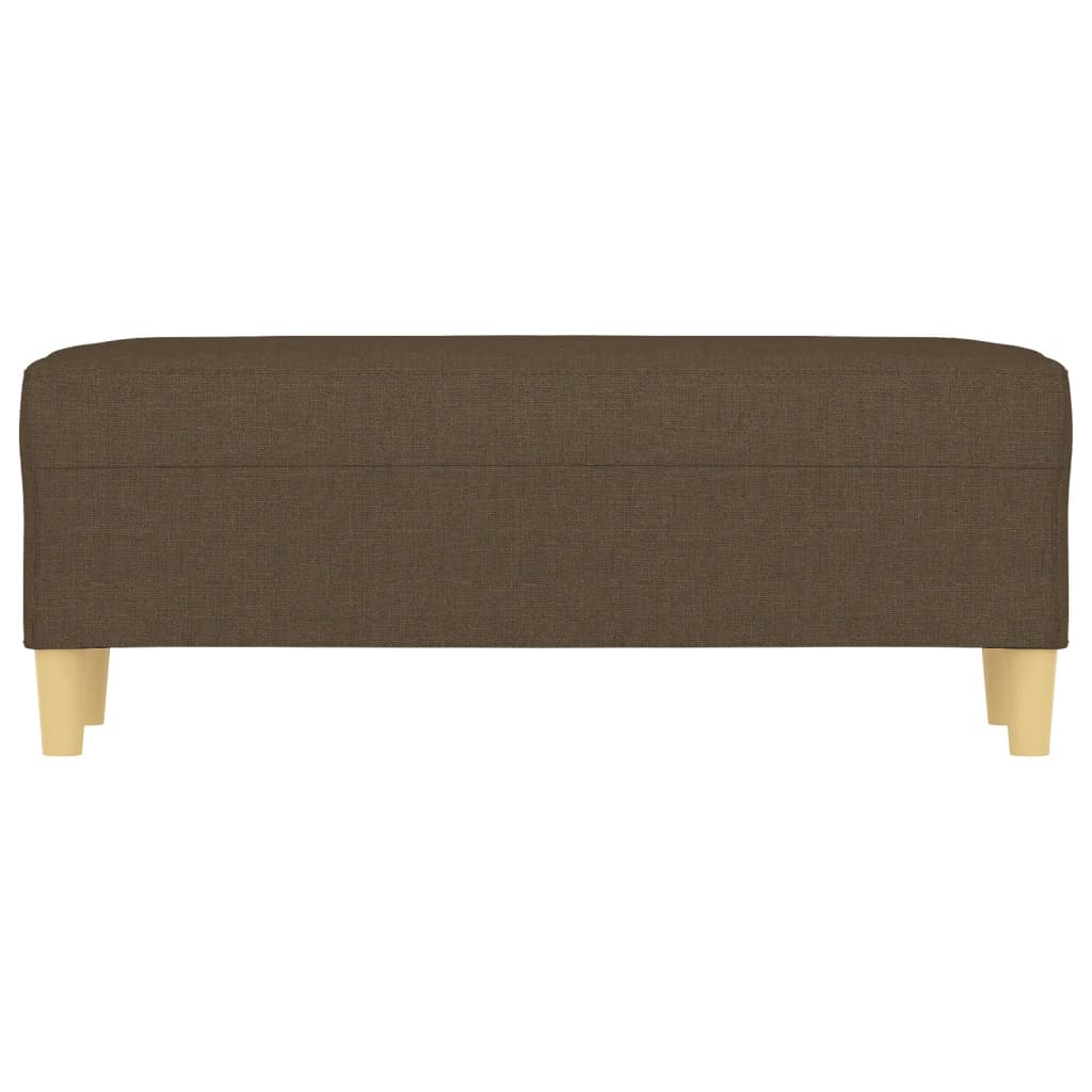 vidaXL Bancă, maro, 100x35x41 cm, textil vidaXL Bancă, maro, 100x35x41 cm, textil