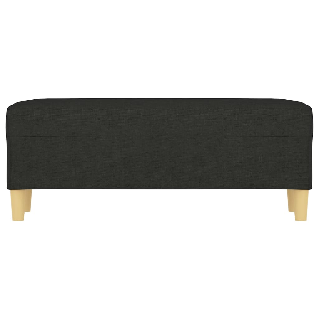 vidaXL Bancă, negru, 100x35x41 cm, textil vidaXL Bancă, negru, 100x35x41 cm, textil