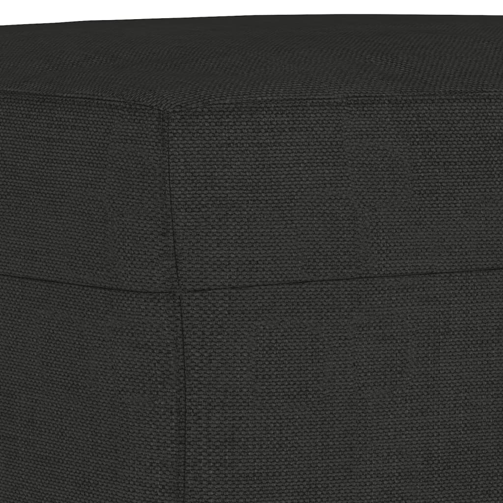 vidaXL Bancă, negru, 100x35x41 cm, textil vidaXL Bancă, negru, 100x35x41 cm, textil