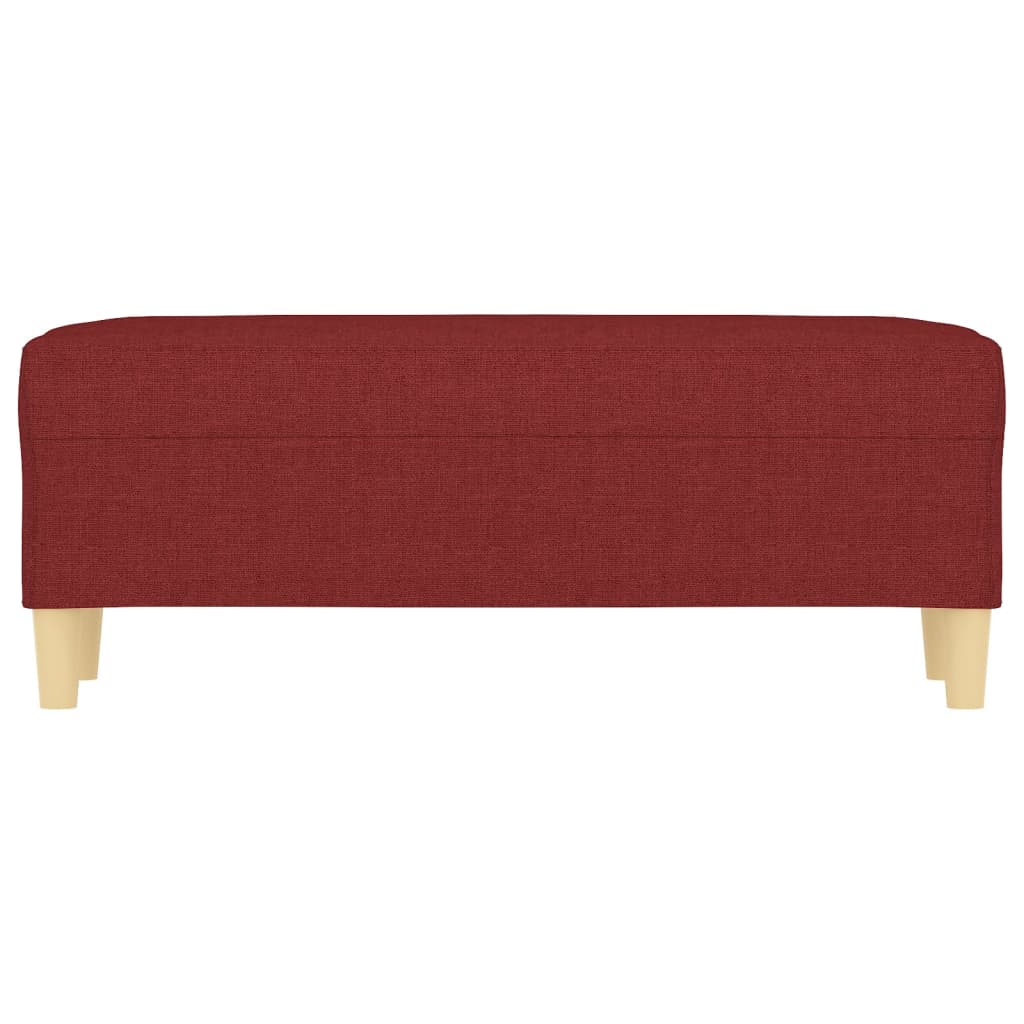 vidaXL Bancă, roșu vin, 100x35x41 cm, textil vidaXL Bancă, roșu vin, 100x35x41 cm, textil