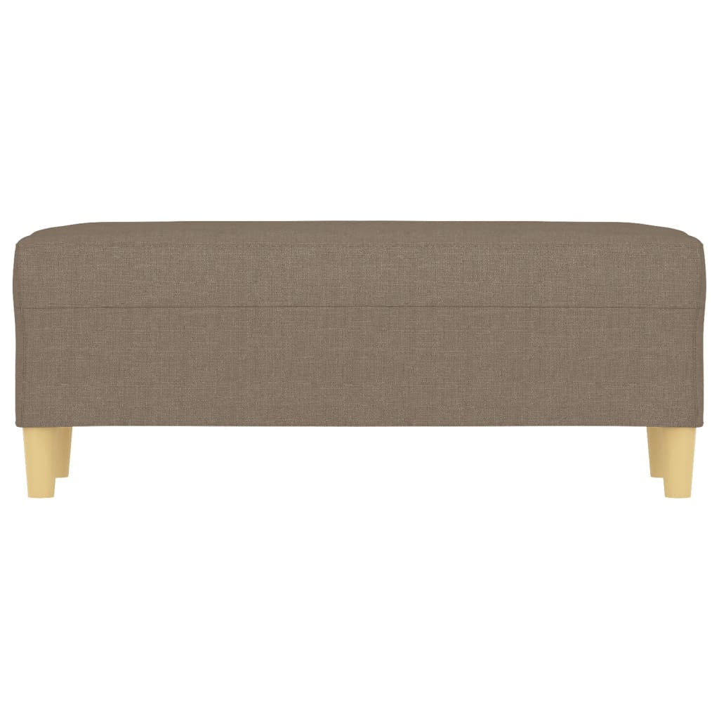 vidaXL Bancă, gri taupe, 100x35x41 cm, textil vidaXL Bancă, gri taupe, 100x35x41 cm, textil