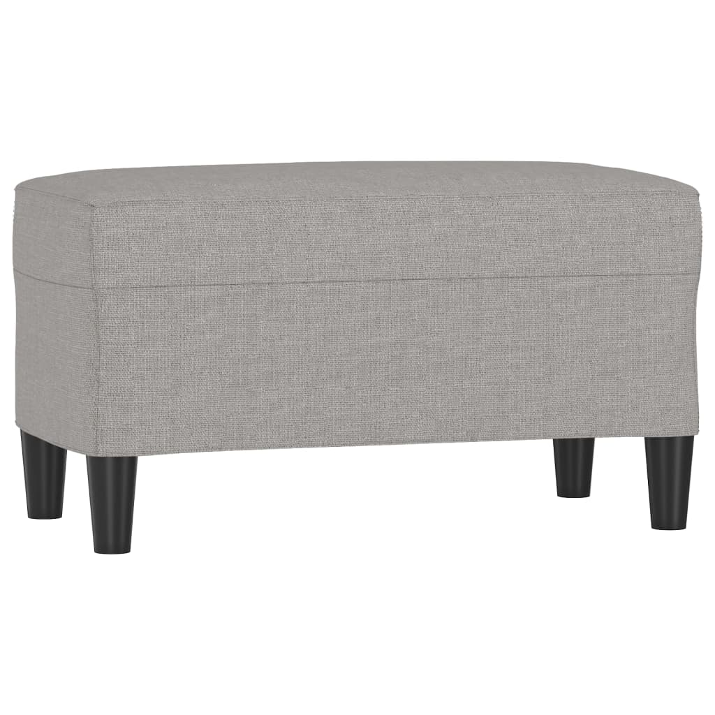 vidaXL Bancă, gri deschis, 70x35x41 cm, textil vidaXL Bancă, gri deschis, 70x35x41 cm, textil