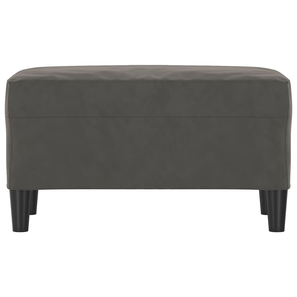 vidaXL Bancă, gri închis, 70x35x41 cm, catifea vidaXL Bancă, gri închis, 70x35x41 cm, catifea
