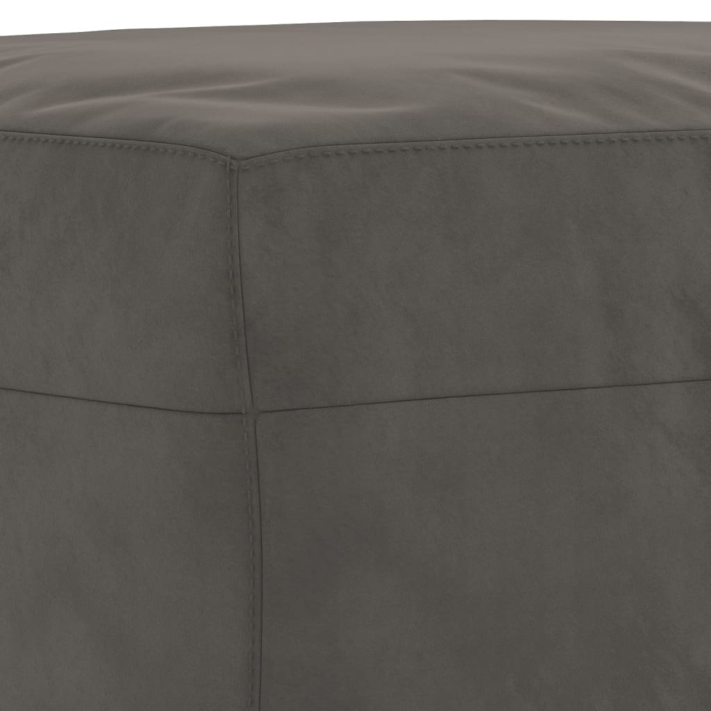 vidaXL Bancă, gri închis, 70x35x41 cm, catifea vidaXL Bancă, gri închis, 70x35x41 cm, catifea