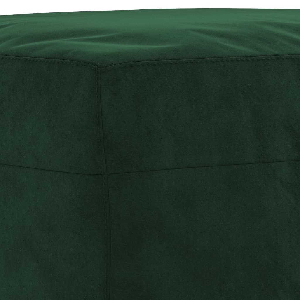 vidaXL Bancă, verde închis, 70x35x41 cm, catifea vidaXL Bancă, verde închis, 70x35x41 cm, catifea