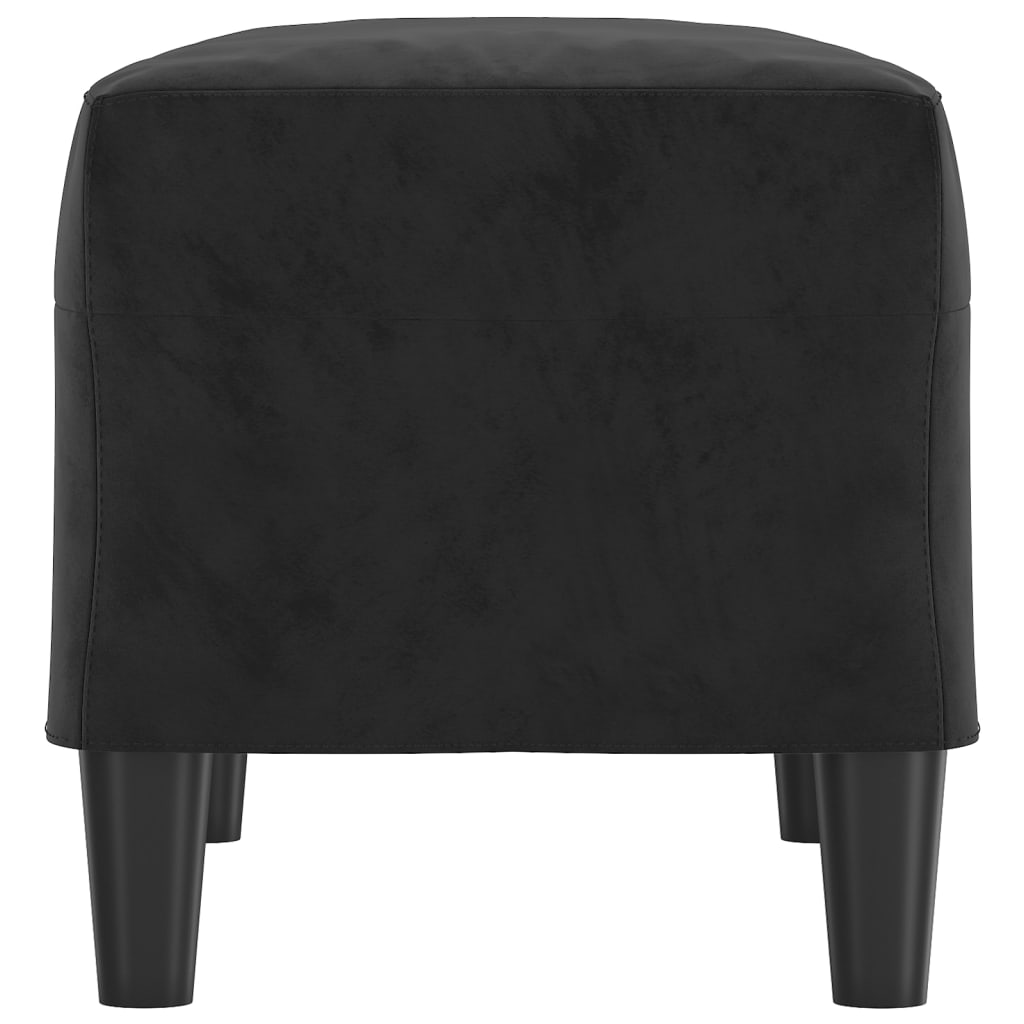 vidaXL Bancă, negru, 70x35x41 cm, catifea vidaXL Bancă, negru, 70x35x41 cm, catifea
