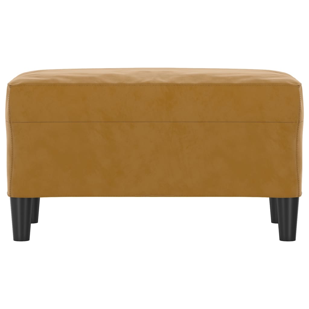 vidaXL Bancă, maro, 70x35x41 cm, catifea vidaXL Bancă, maro, 70x35x41 cm, catifea