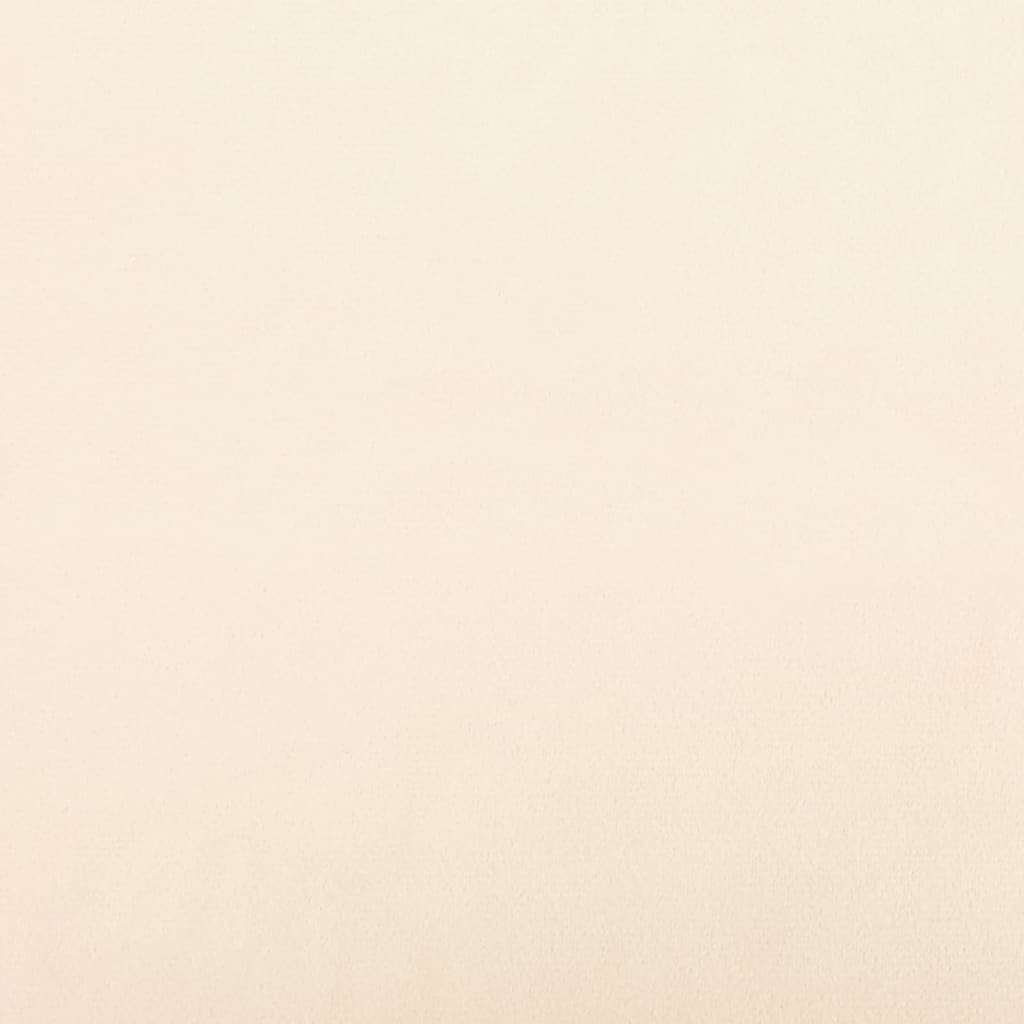 vidaXL Bancă, crem, 70x35x41 cm, catifea vidaXL Bancă, crem, 70x35x41 cm, catifea