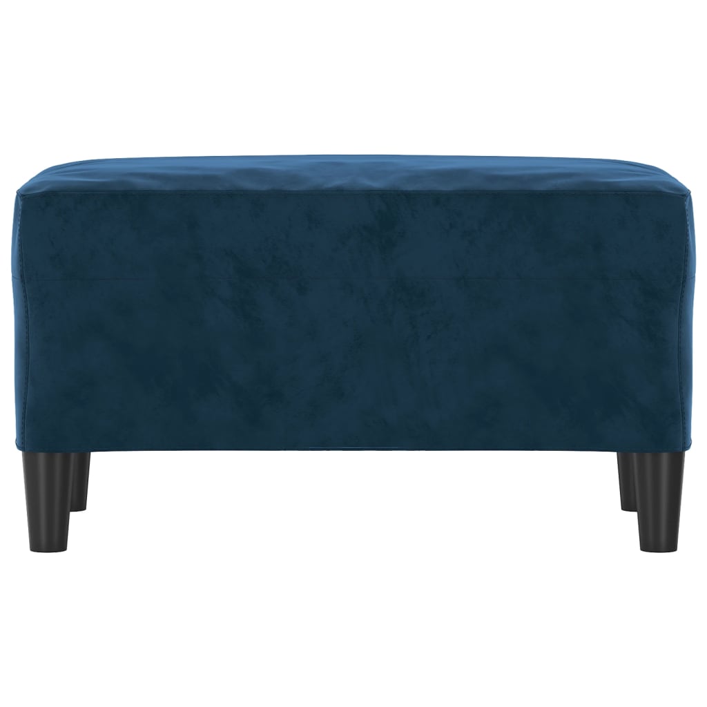 vidaXL Bancă, albastru, 70x35x41 cm, catifea vidaXL Bancă, albastru, 70x35x41 cm, catifea