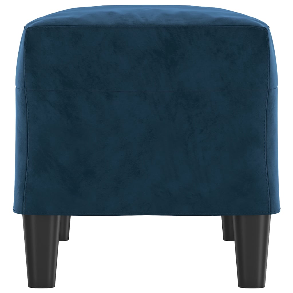 vidaXL Bancă, albastru, 70x35x41 cm, catifea vidaXL Bancă, albastru, 70x35x41 cm, catifea