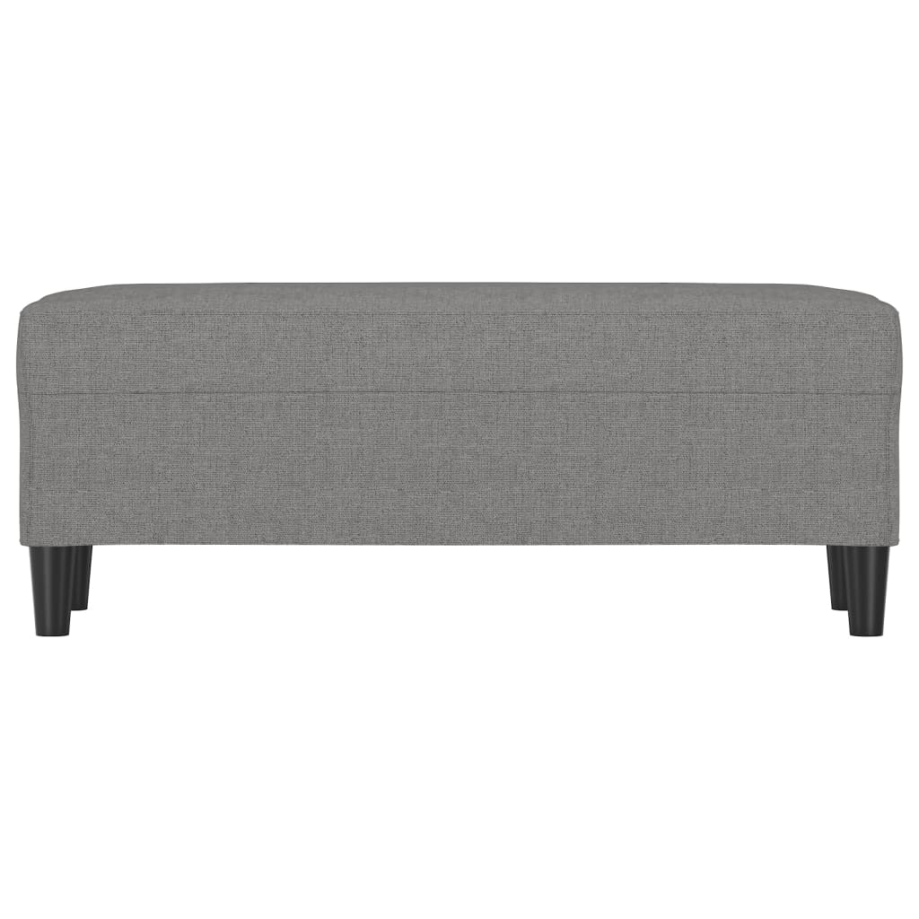 vidaXL Bancă, gri închis, 100x35x41 cm, textil vidaXL Bancă, gri închis, 100x35x41 cm, textil