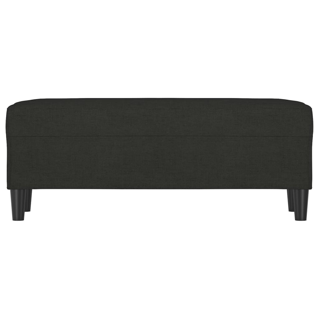 vidaXL Bancă, negru, 100x35x41 cm, textil vidaXL Bancă, negru, 100x35x41 cm, textil