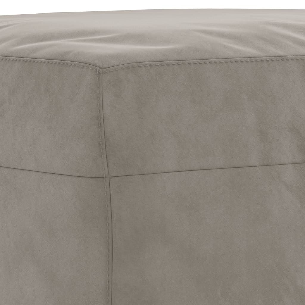 vidaXL Bancă, gri deschis, 100x35x41 cm, catifea vidaXL Bancă, gri deschis, 100x35x41 cm, catifea
