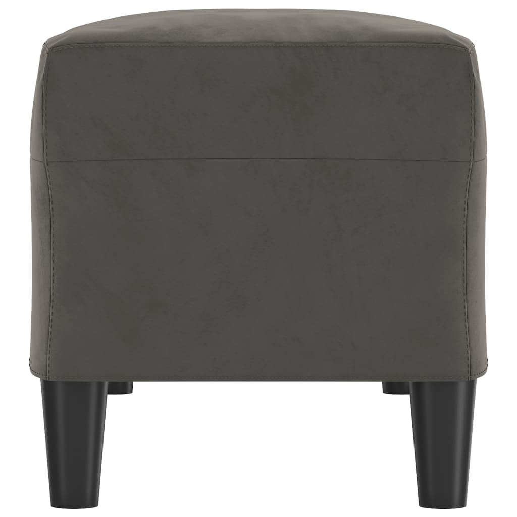 vidaXL Bancă, gri închis, 100x35x41 cm, catifea vidaXL Bancă, gri închis, 100x35x41 cm, catifea