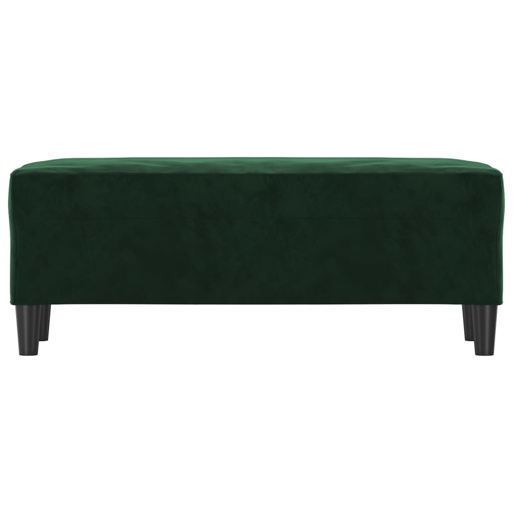 vidaXL Bancă, verde închis, 100x35x41 cm, catifea vidaXL Bancă, verde închis, 100x35x41 cm, catifea