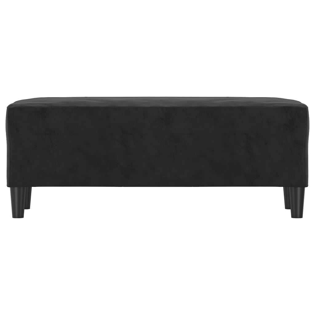 vidaXL Bancă, negru, 100x35x41 cm, catifea vidaXL Bancă, negru, 100x35x41 cm, catifea