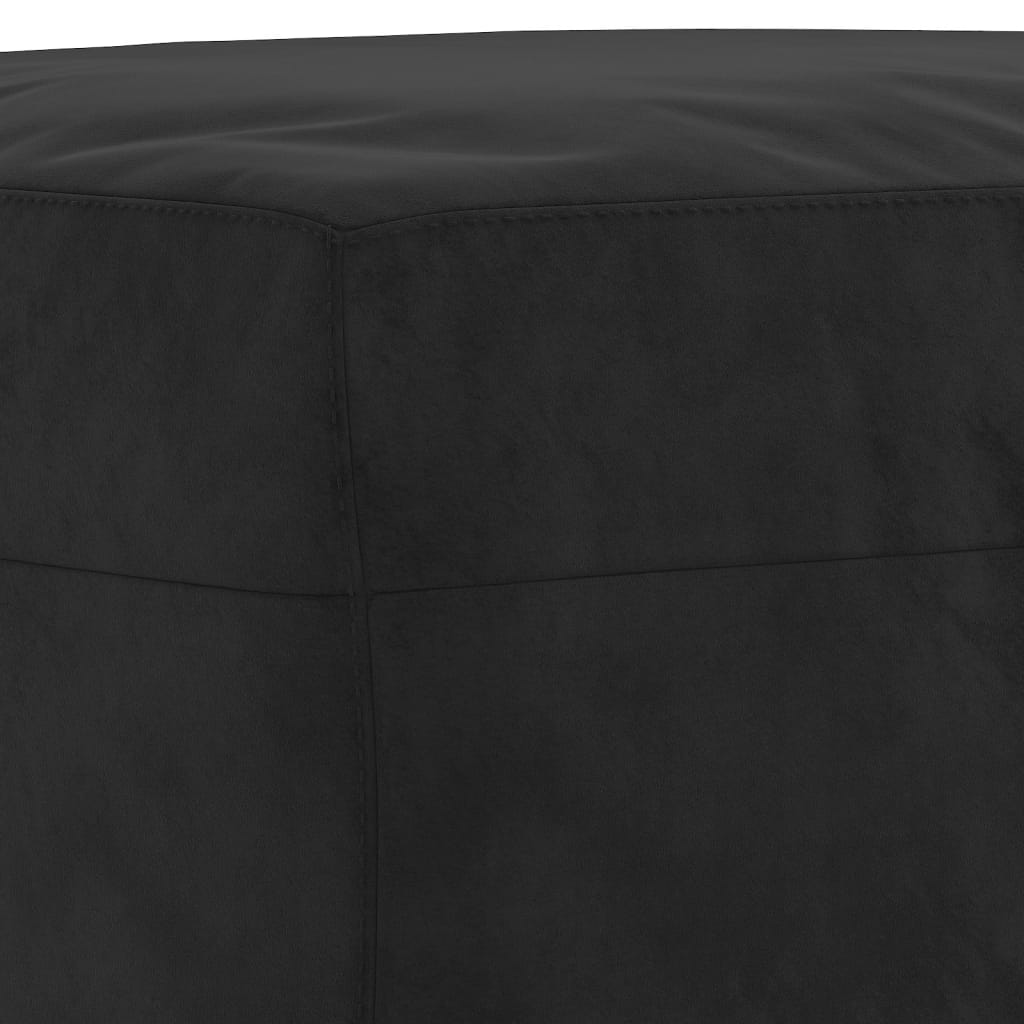 vidaXL Bancă, negru, 100x35x41 cm, catifea vidaXL Bancă, negru, 100x35x41 cm, catifea