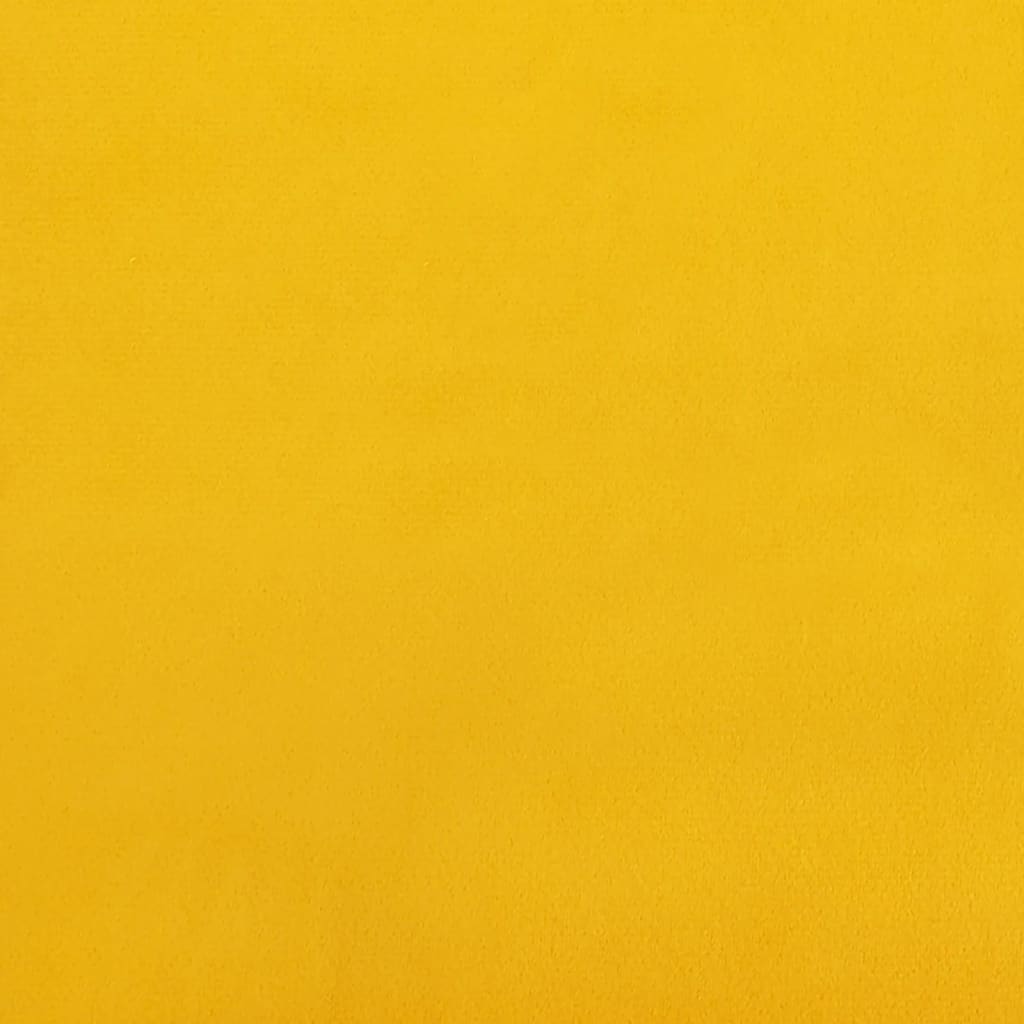 vidaXL Bancă, galben, 100x35x41 cm, catifea vidaXL Bancă, galben, 100x35x41 cm, catifea
