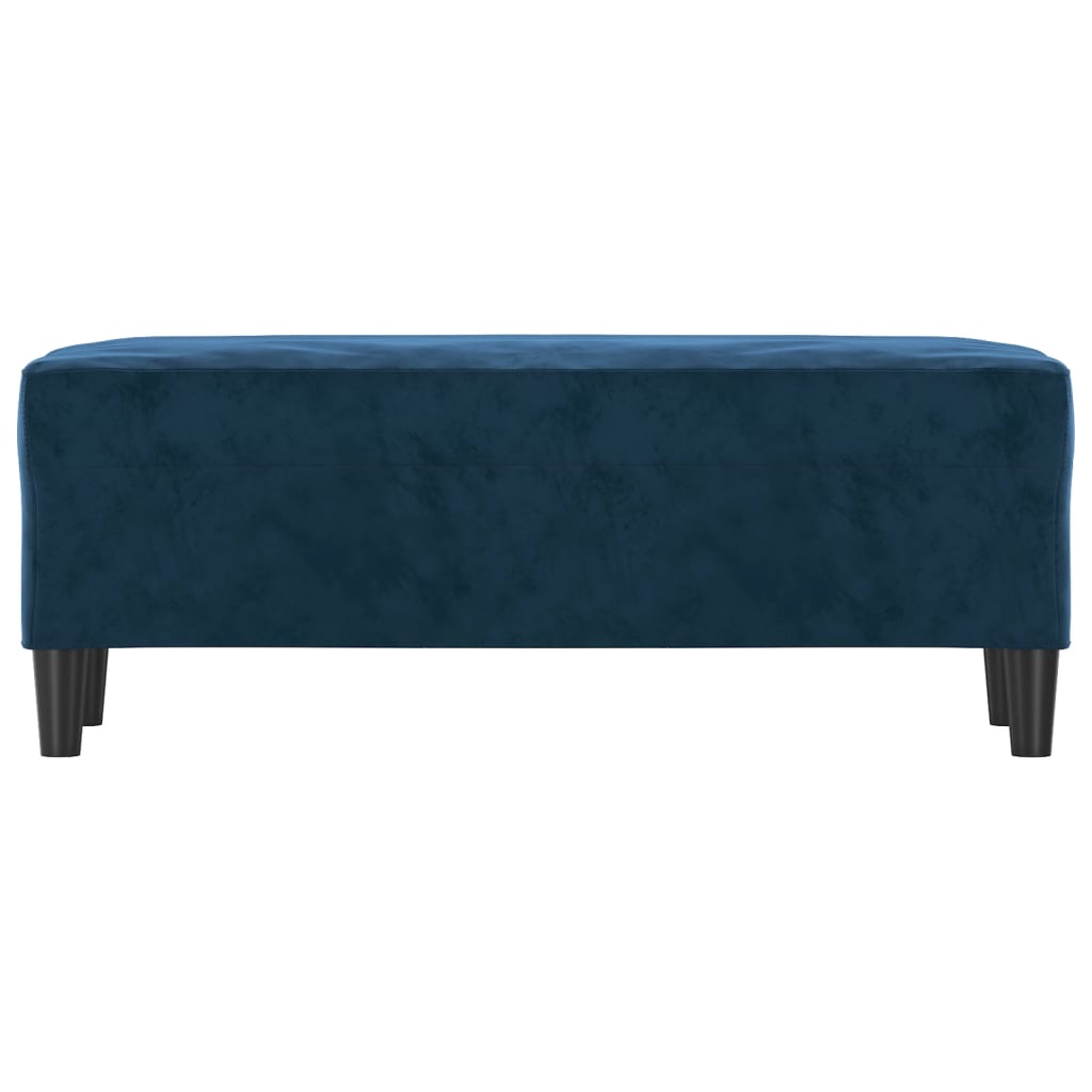 vidaXL Bancă, albastru, 100x35x41 cm, catifea vidaXL Bancă, albastru, 100x35x41 cm, catifea