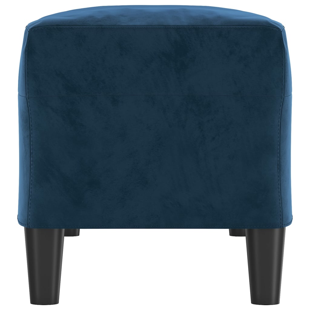 vidaXL Bancă, albastru, 100x35x41 cm, catifea vidaXL Bancă, albastru, 100x35x41 cm, catifea
