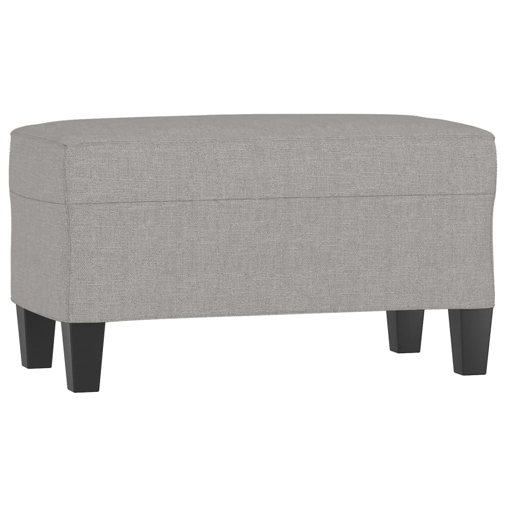 vidaXL Bancă, gri deschis, 70x35x41 cm, textil vidaXL Bancă, gri deschis, 70x35x41 cm, textil