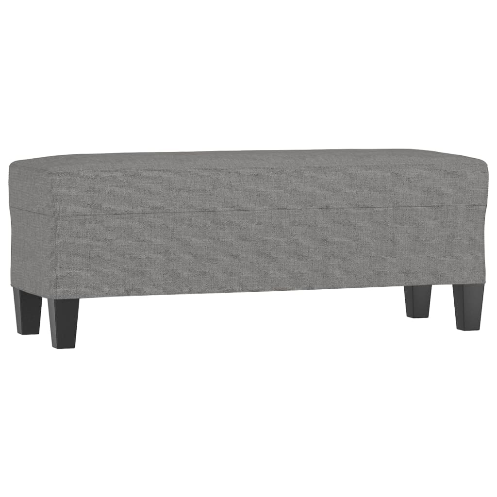 vidaXL Bancă, gri închis, 100x35x41 cm, textil vidaXL Bancă, gri închis, 100x35x41 cm, textil