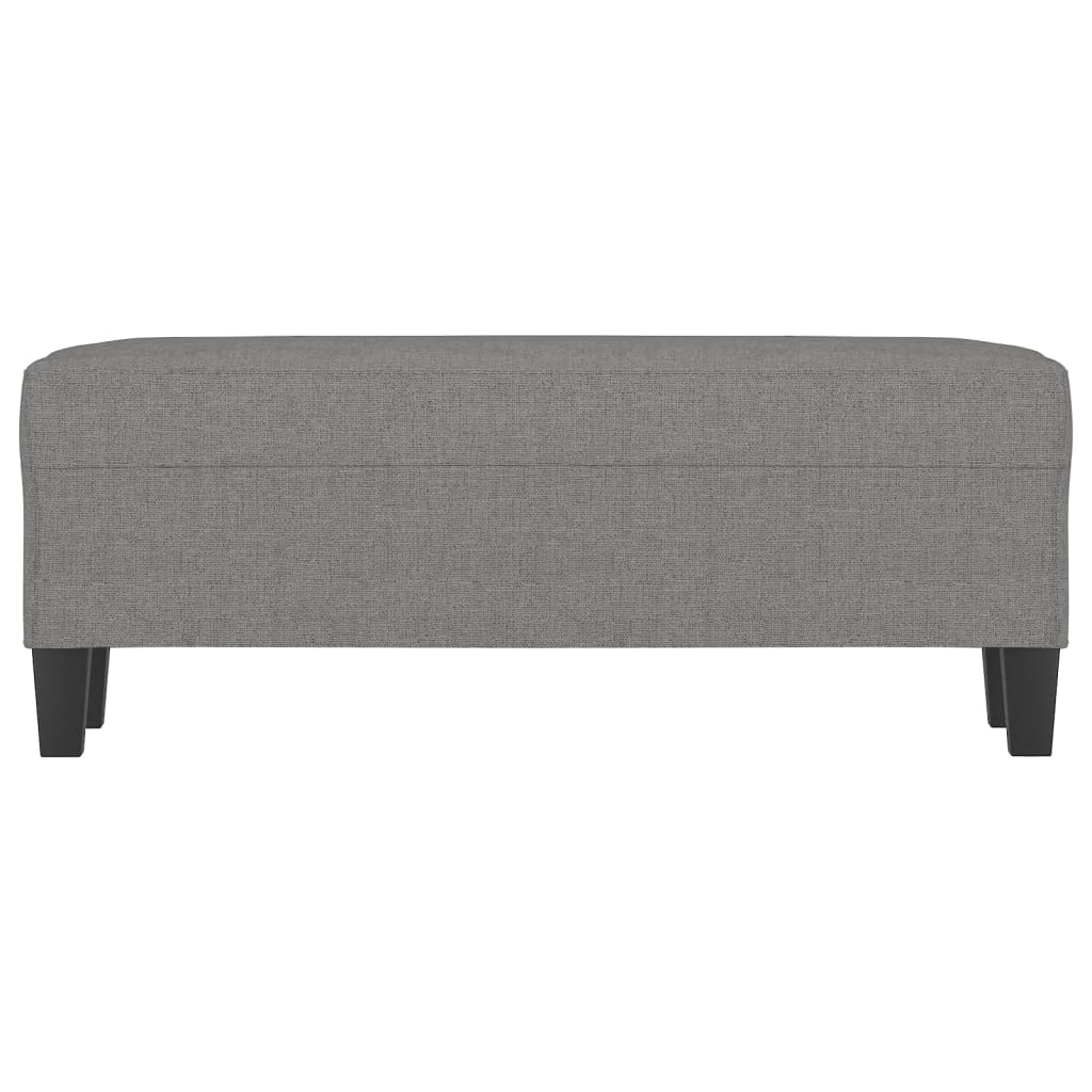 vidaXL Bancă, gri închis, 100x35x41 cm, textil vidaXL Bancă, gri închis, 100x35x41 cm, textil