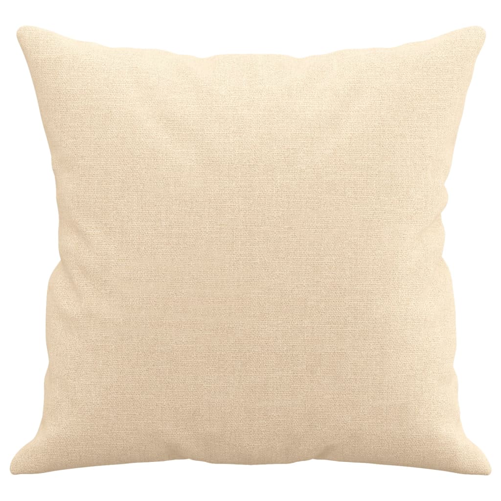 vidaXL Perne decorative 2 buc. crem 40x40 cm, material textil vidaXL Perne decorative 2 buc. crem 40x40 cm, material textil