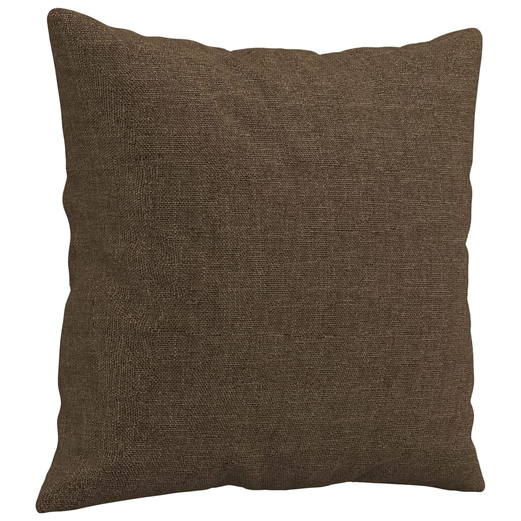 vidaXL Perne decorative, 2 buc., maro, 40x40 cm, material textil