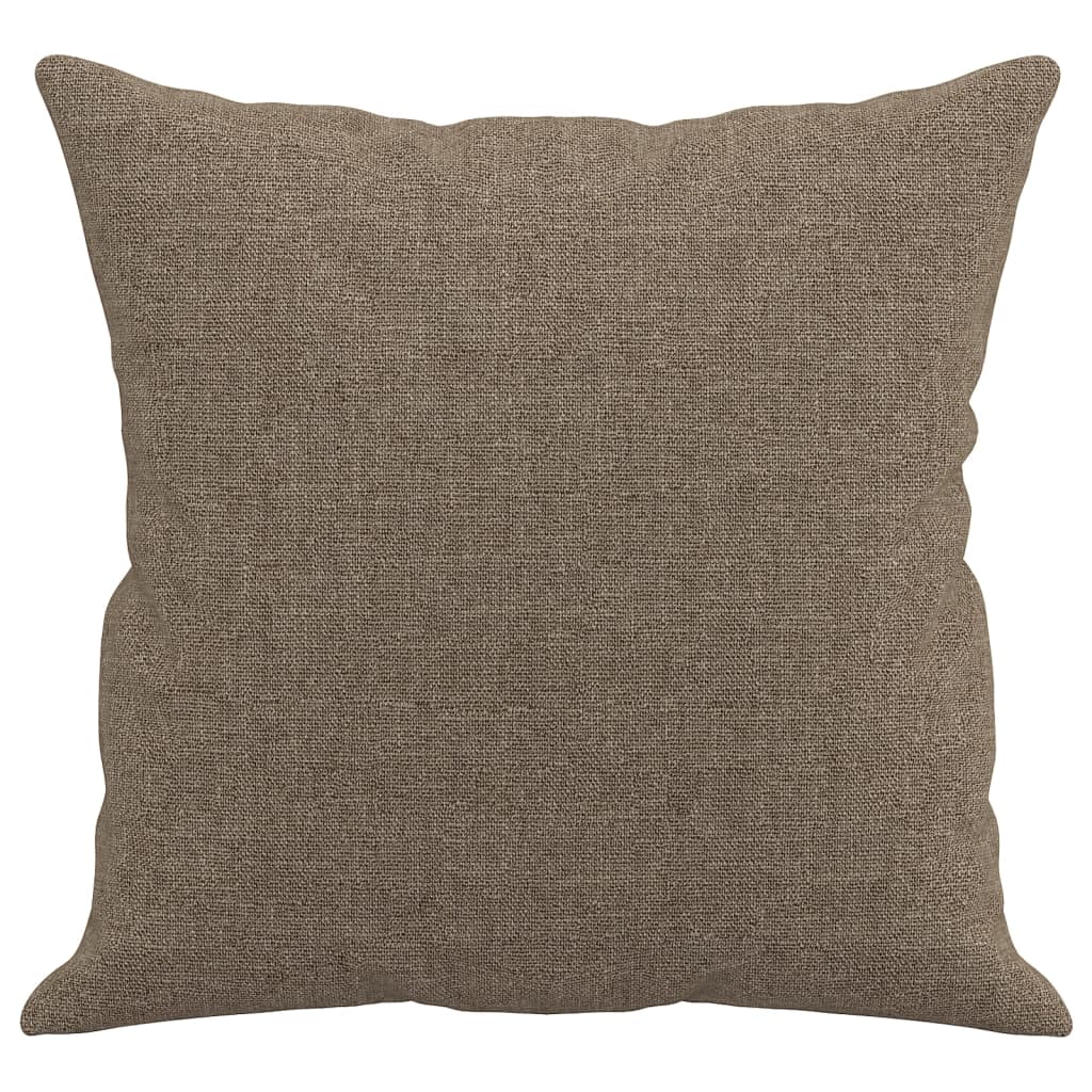 vidaXL Perne decorative, 2 buc., gri taupe, 40x40 cm, material textil