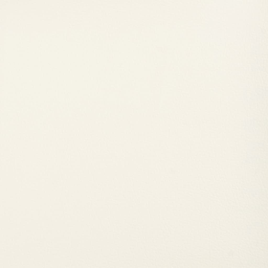 vidaXL Perne decorative, 2 buc., crem, 40x40 cm, piele ecologică vidaXL Perne decorative, 2 buc., crem, 40x40 cm, piele ecologică