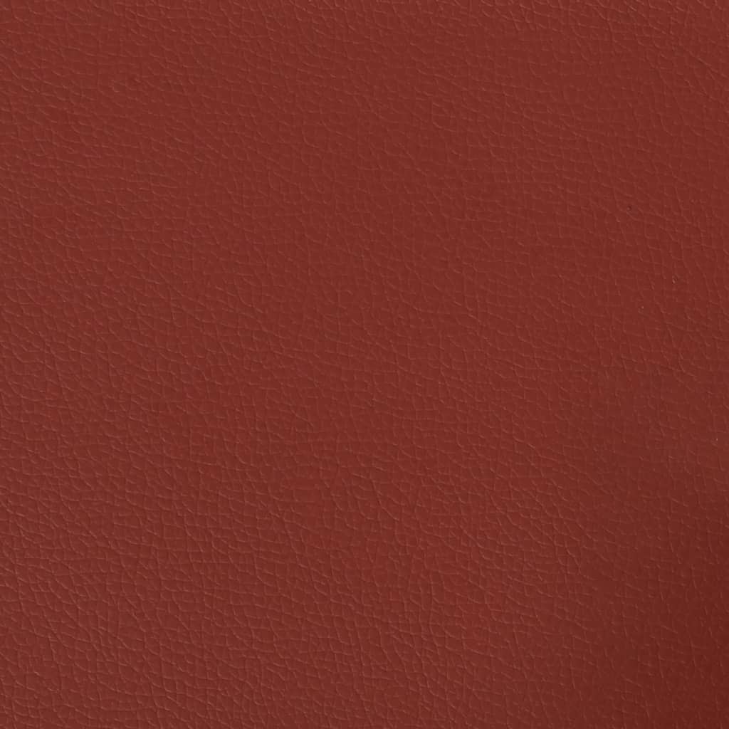 vidaXL Perne decorative, 2 buc., roșu vin, 40x40 cm, piele ecologică vidaXL Perne decorative, 2 buc., roșu vin, 40x40 cm, piele ecologică