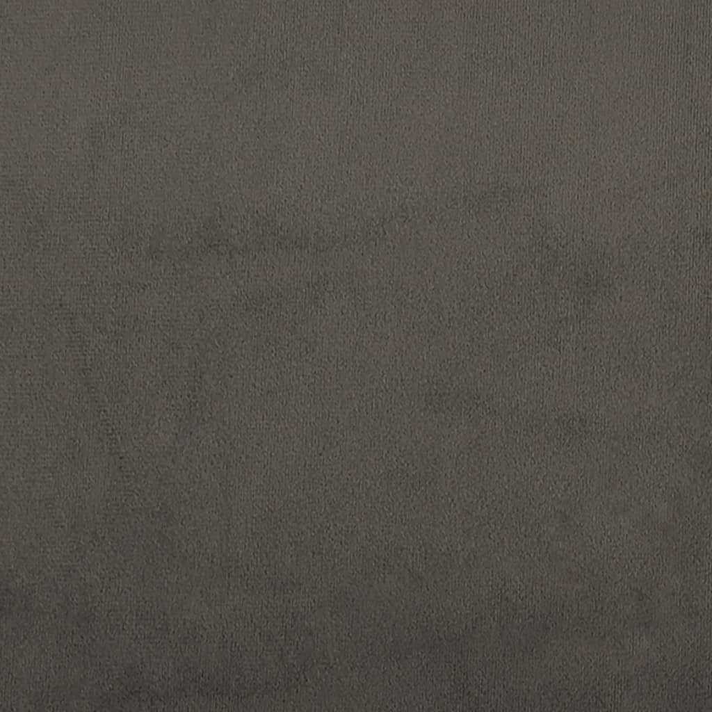 vidaXL Perne decorative, 2 buc., gri închis, 40x40 cm, catifea vidaXL Perne decorative, 2 buc., gri închis, 40x40 cm, catifea